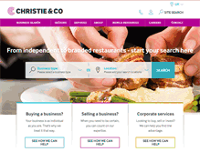Tablet Screenshot of christie.com